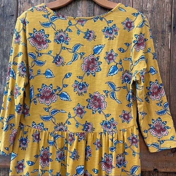 Matilda Jane M Mustard Yellow Liberty Floral Cottage Dress - Picture 4 of 9